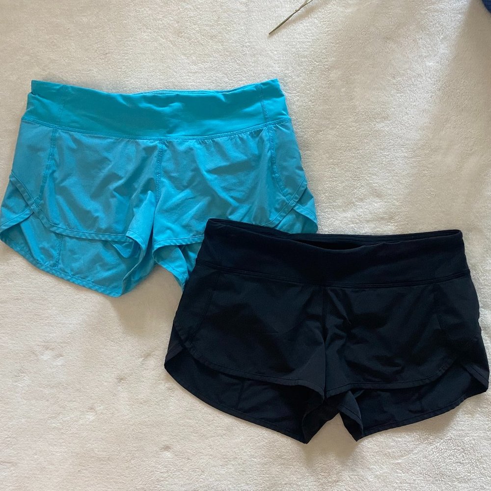 LULULEMON SPEED UP SHORTS 2.5INCH INSEAM
